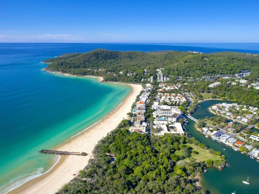 Noosa Heads is up an average of $290,000 with a median price of $2.2m.