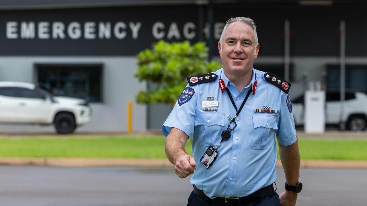 NT Fire and Emergency Services Commissioner Andrew Warton said the milestone was important. Picture: Pema Tamang Pakhrin