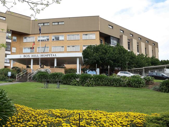 Box Hill Hospital in Melbourne. Picture: NCA NewsWire / Ian Currie