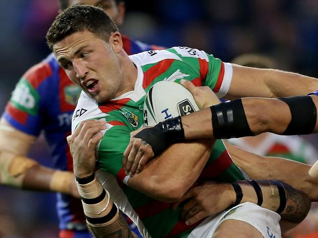 Sam Burgess is one of the South Sydney Rabbitohs top players. Picture: Ashley Feder/Getty Images