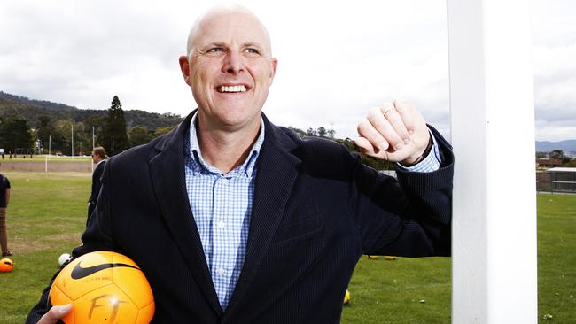 Football Tasmania CEO Matt Bulkeley has released the State of Play report. Picture: ZAK SIMMONDS