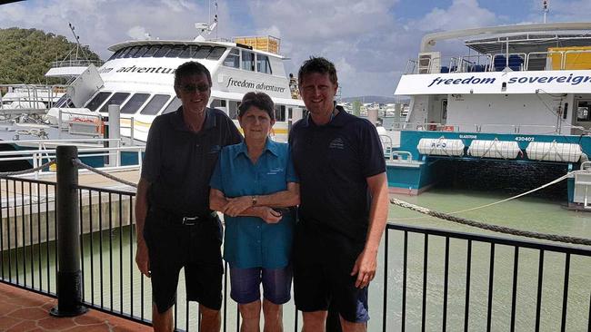 BIG ACHIEVEMENT: Max Allen Snr with wife Carmel and son Max Allen Jnr. The family are celebrating 20 years of the Freedom Fast Cats. Picture: Contributed