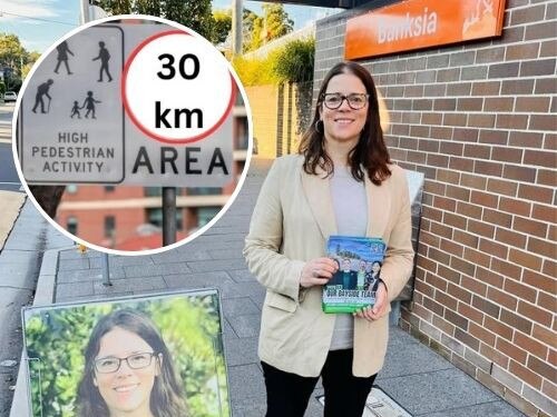 The motion put forward by Bayside councillor Greta Werner suggests implementing 30km/h zones around certain areas. Picture: Facebook