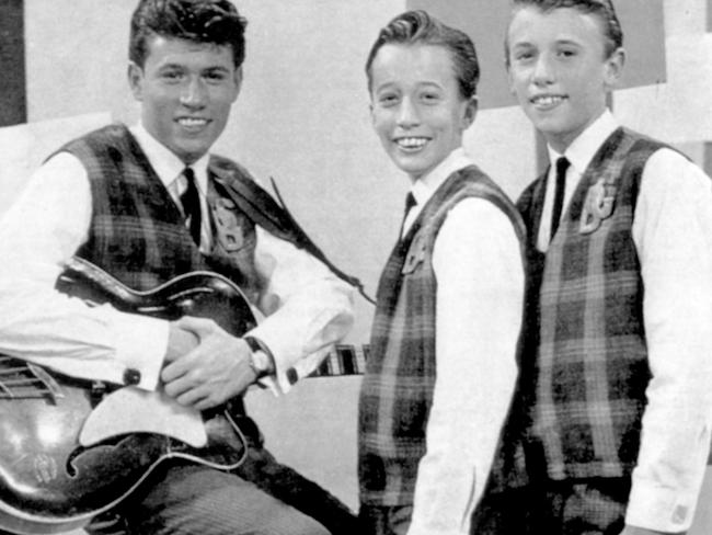 Barry, Robin and Maurice Gibb in 1963. Picture: Supplied