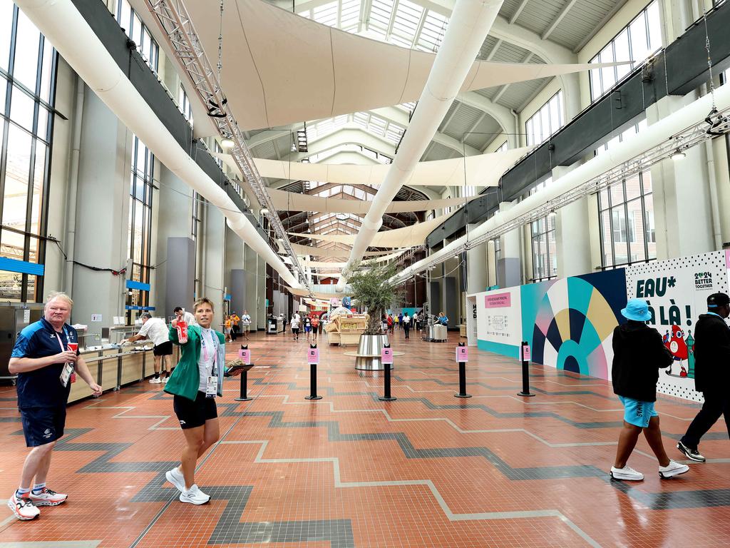 The food hall at the Paris Olympics. Picture: Adam Head