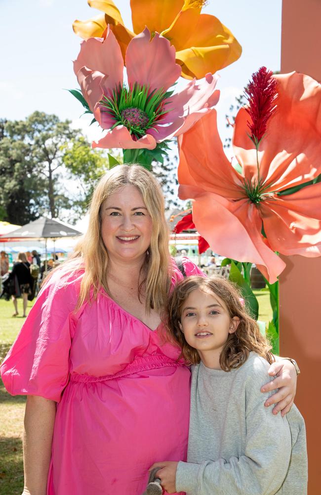 Florence Meijer and her daughter, Ashleigh Hennessey. Toowoomba Carnival of Flowers Festival of Food and Wine. Saturday September 14th, 2024. Picture: Bev Lacey