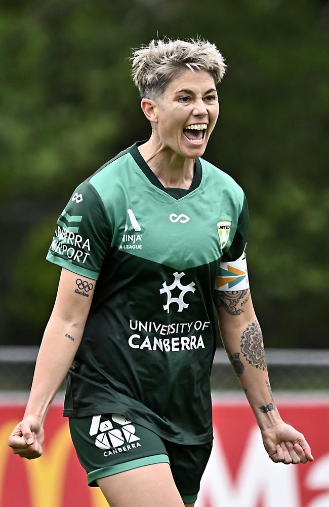 Michelle Heyman will also be unavailable for Canberra United. Picture: Getty Images