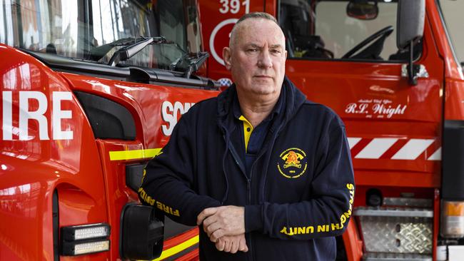 United Firefighters Union national secretary Peter Marshall. Picture: Aaron Francis