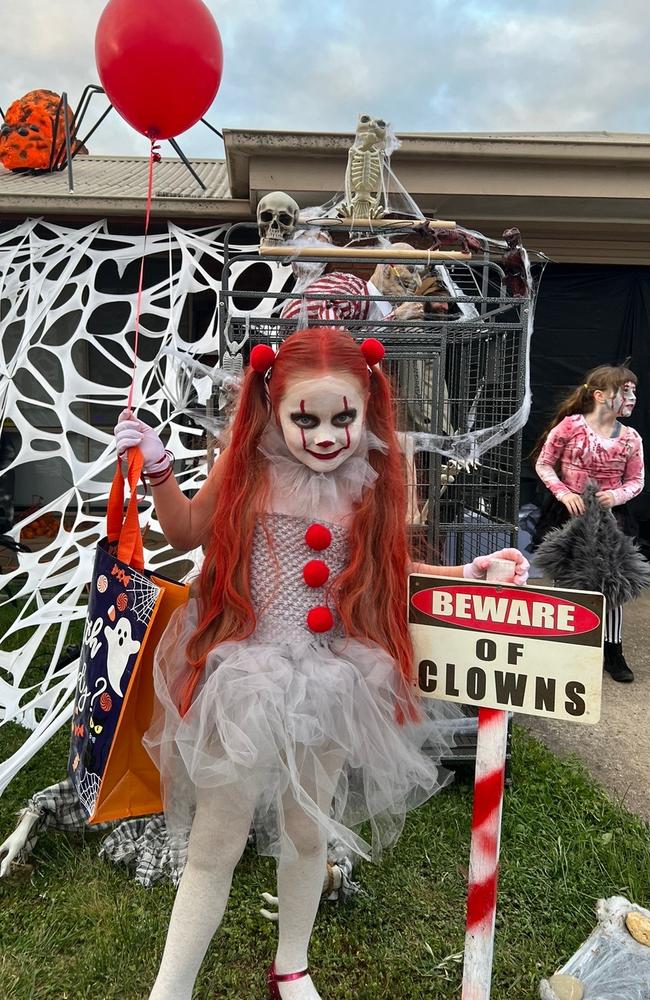 Lylah, 6, from Armstrong Creek has won the vote for Geelong's best Halloween costume. Picture: Supplied