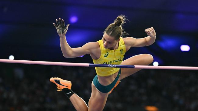 Kennedy competing at the Paris Olympics. (Photo by Andrej ISAKOVIC / AFP)