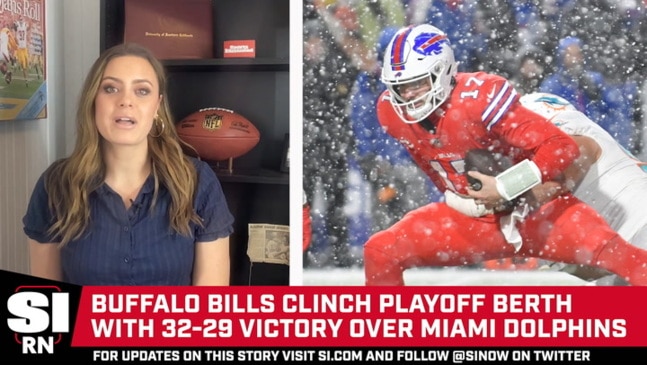 Bills Clinch Playoff Berth in Snowy Thriller Against Dolphins - The New  York Times