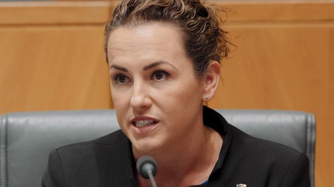 CANBERRA, AUSTRALIA, NewsWire Photos. SEPTEMBER 6, 2024: The Hon Lia Finocchiaro MLA at the National Cabinet meeting at the Committee Room at Parliament House in Canberra. Picture: NewsWire / David Beach