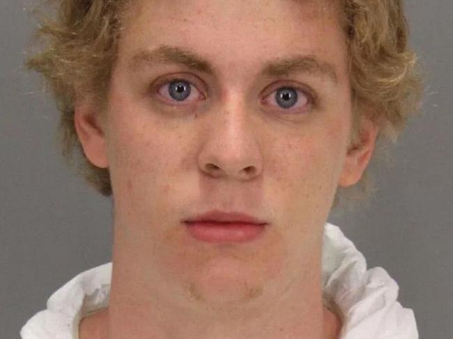 Brock Turner mugshot from night of initial arrest. Picture: Stanford University Department of Public Safety