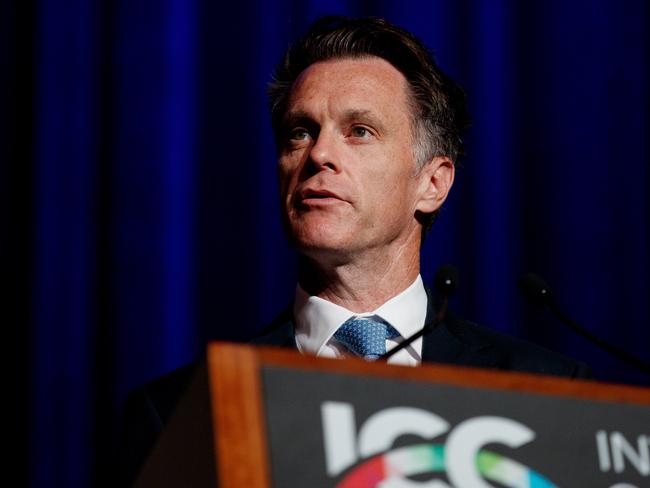 SYDNEY, AUSTRALIA - NewsWire Photos DECEMBER 4, 2024: NSW Premier Chris Minns during the opening remarks of the state GovernmentÃs Drug Summit on Wednesday. Picture: NewsWire / Nikki Short