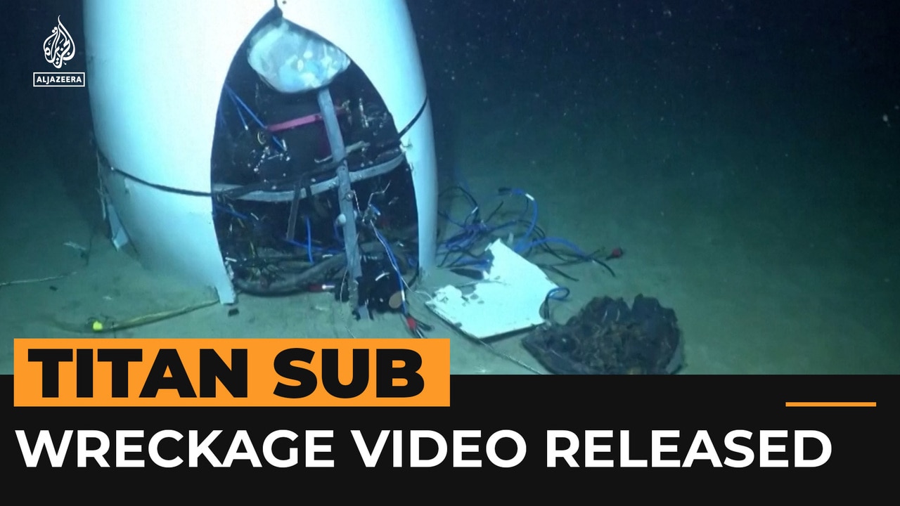 New video shows Titan sub wreckage on ocean floor | The Cairns Post