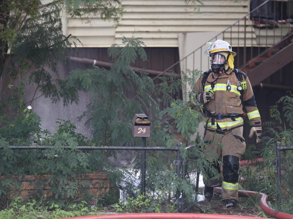 Third House Fire in Ascot in two weeks in a block of each other . Nudgee Road Ascot. Pic Annette Dew