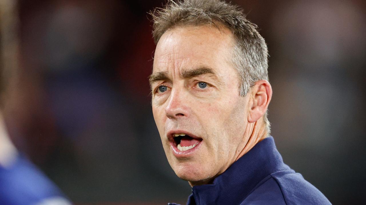 Alastair Clarkson says he is making progress. Picture: Dylan Burns/AFL Photos via Getty Images