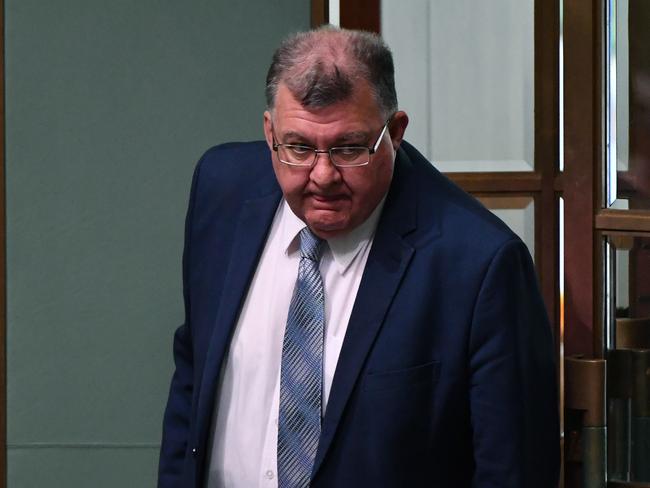 Liberal Member for Hughes Craig Kelly during Question Time in the House of Representatives at Parliament House in Canberra, Tuesday, May 22, 2018. (AAP Image/Mick Tsikas) NO ARCHIVING