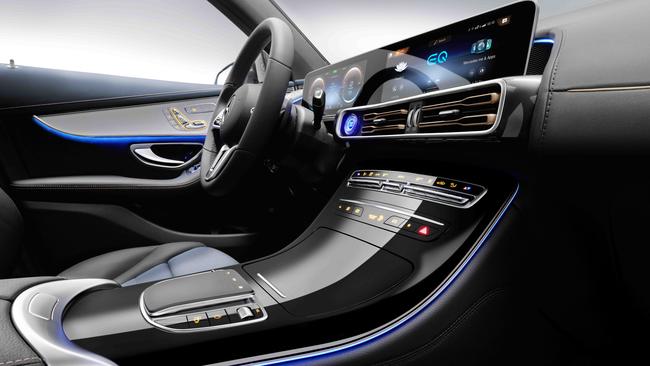 Mercedes has used vegan material sourced from recycled plastics for the interior.