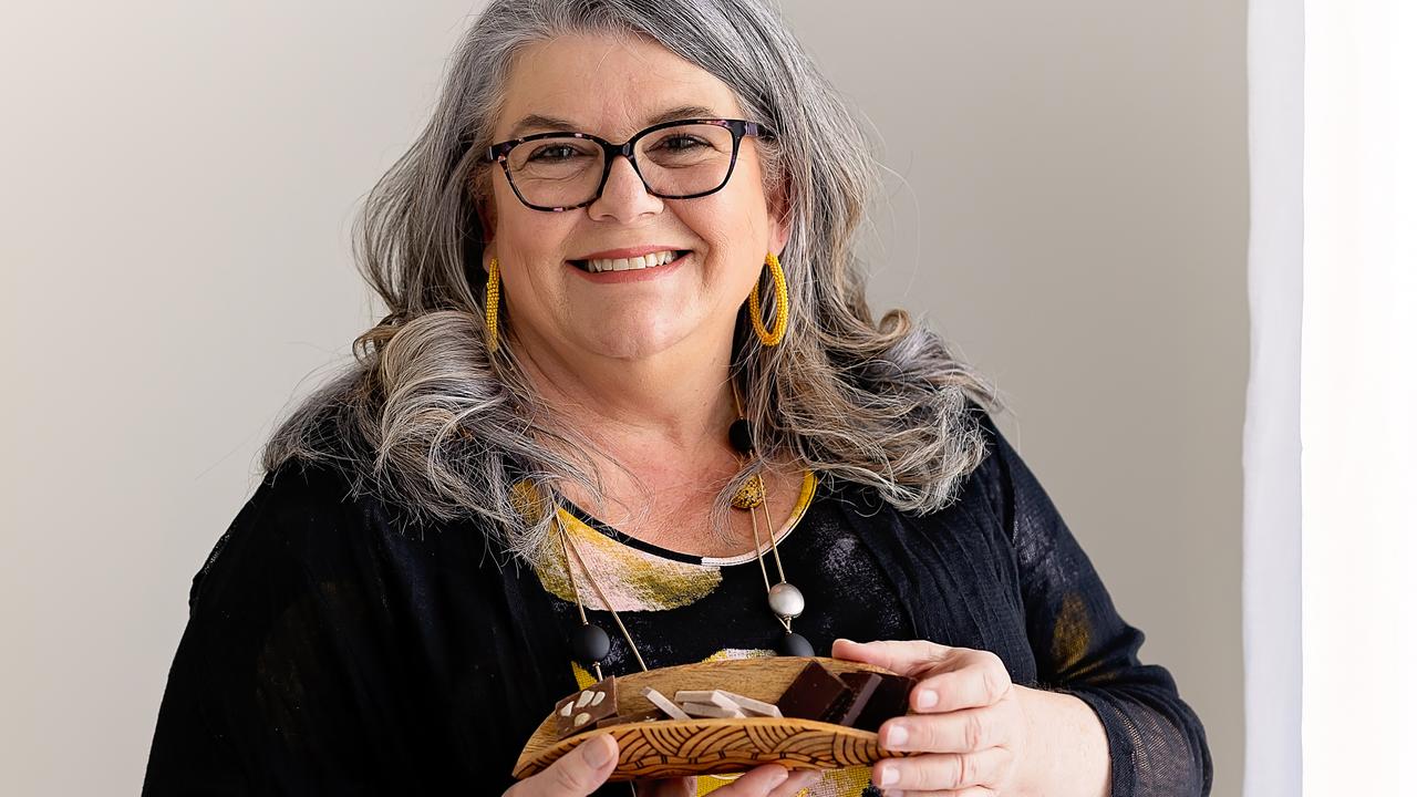 Fiona said her purpose was to share culture through storytelling with chocolate, educating on the traditional use of the botanicals by our First Nations People, to deepen respect for our wisdom and culture. Picture: Supplied