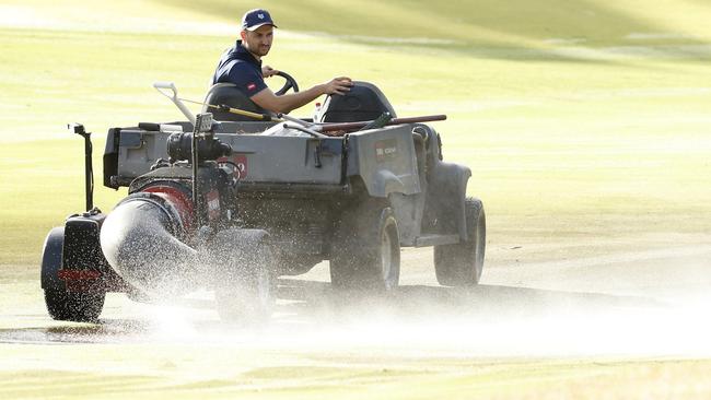 The course was ‘soft and slow’. Picture: Darrian Traynor/Getty Images