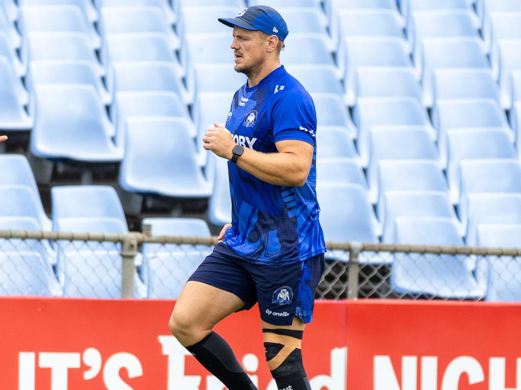 Former Bulldogs forward Ryan Sutton has signed a career lifeline deal to join the Titans. Picture: Thomas Lisson