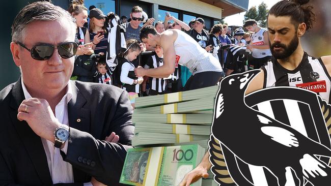 Eddie McGuire transformed Collingwood into a financial powerhouse.