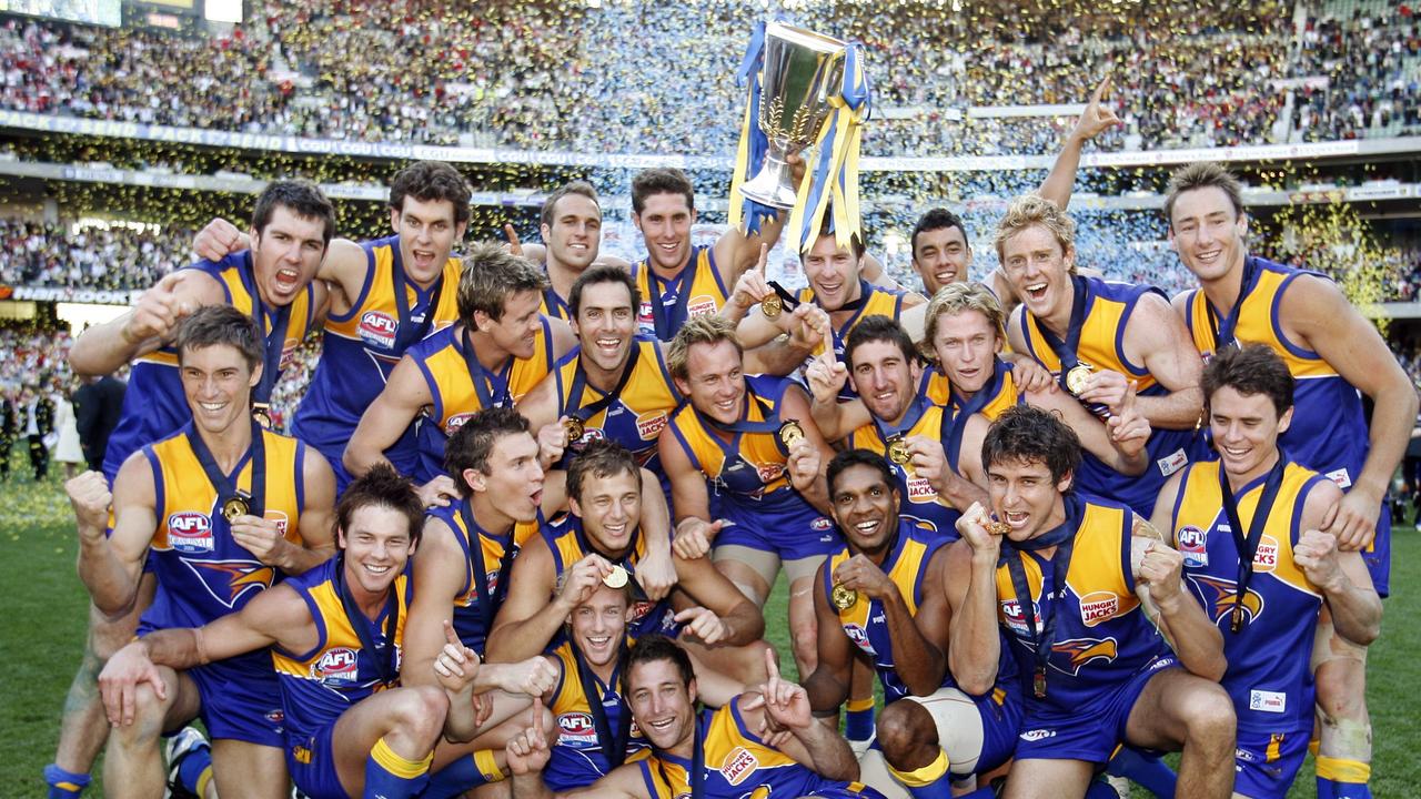 Drug use at West Coast cast a shadow over the Eagles’ 2006 premiership.