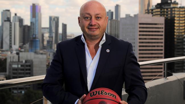 National Basketball League owner and property developer Larry Kestelman in Melbourne. Picture: Stuart McEvoy.