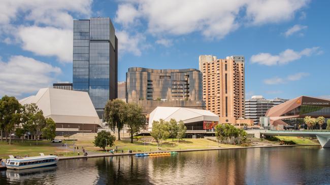 Festival Tower officially opened on Tuesday August 6. Picture: Walker Corporation