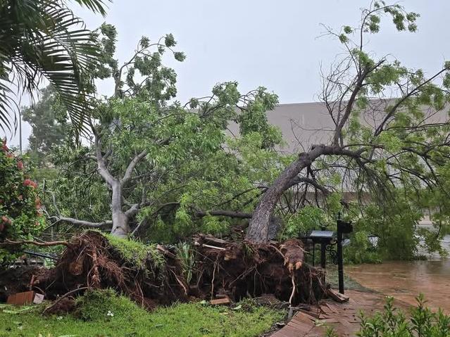 14/02/2025 Damage caused by Cyclone Zelia in Port Headland . picture : Facebook