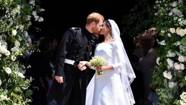 Prince Harry and Meghan Markle moved into Frogmore Cottage after they were married. Picture: AFP