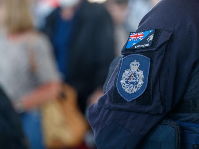 SYDNEY, AUSTRALIA - NewsWire Photos DECEMBER 6, 2022: Australian Federal Police (AFP) addressed the media at Sydney Airport today to remind passengers about good behaviour in the airport and planes as the busy holiday season approaches. General photos of AFP officers in the airport. Picture: NCA NewsWire / David Swift