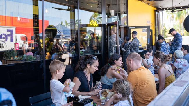 Guzman Y Gomez opens in Stuart Park, Darwin. Picture: Pema Tamang Pakhrin