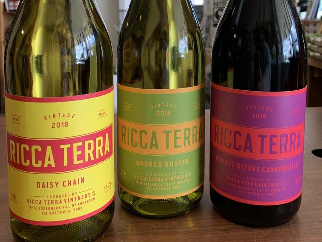 The Ricca Terra blends from Ashley and Holly Ratcliff’s Riverland winery.