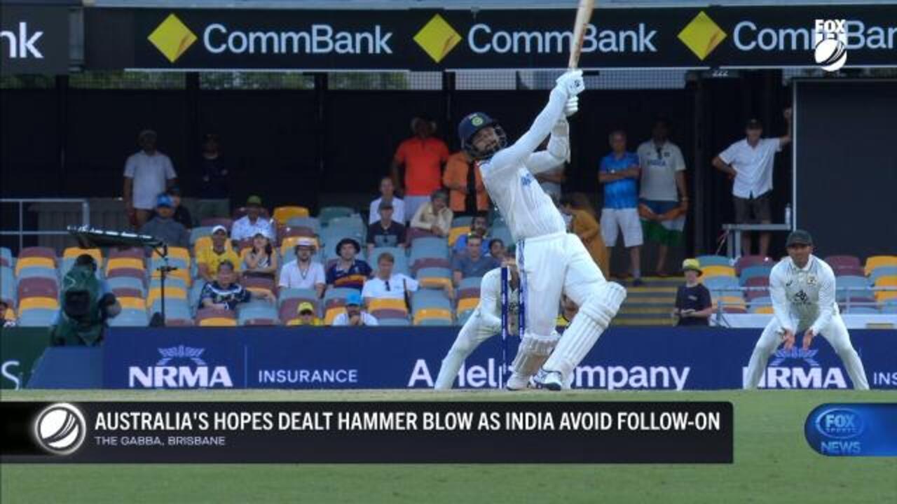 India avoid follow on in blow to Aussies