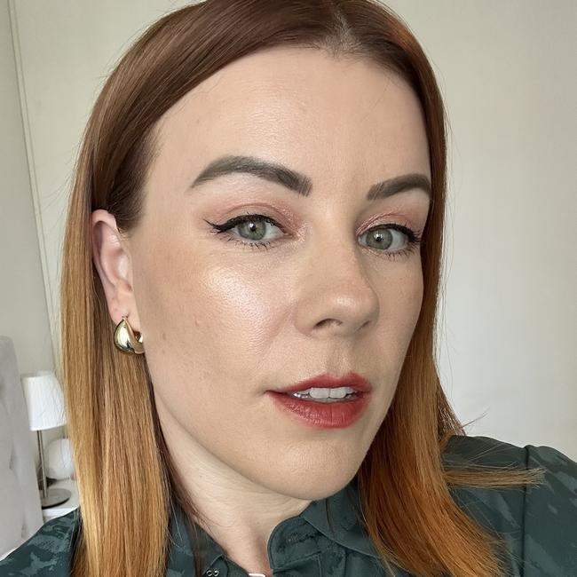 My skin looks visibly ‘glassy’ and clear. Picture: news.com.au/RebekahScanlan