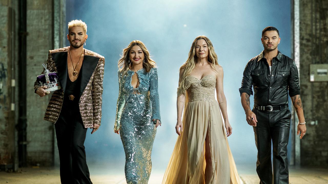 The Voice 2024 coaches: Adam Lambert, Kate Miller-Heidke, LeAnn Rimes, Guy Sebastian.