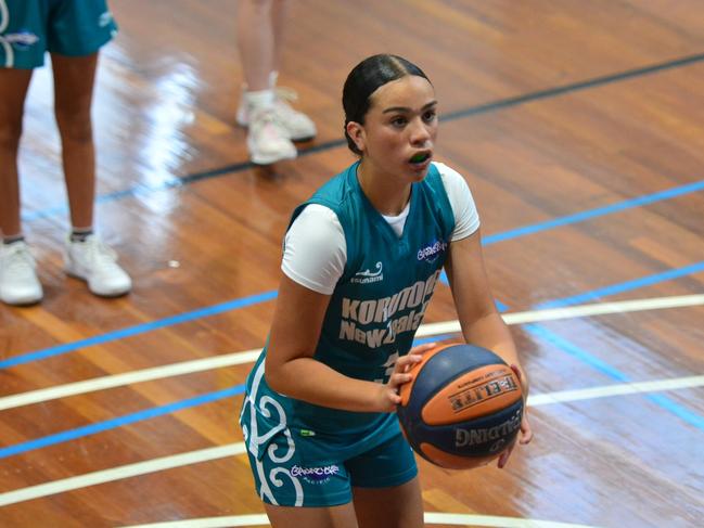 Action from the Day 1 at the 2025 Australian Country Junior Basketball Championships. Picture: Tony Long.