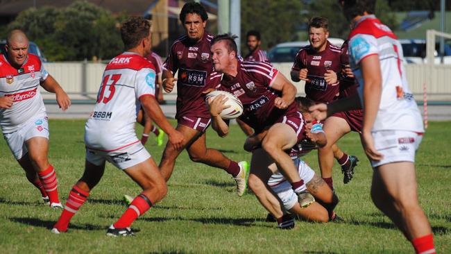 ALL HEART: Chad Taylor is in the Cougars NRRRL team of the decade. Photo Brian Olive.