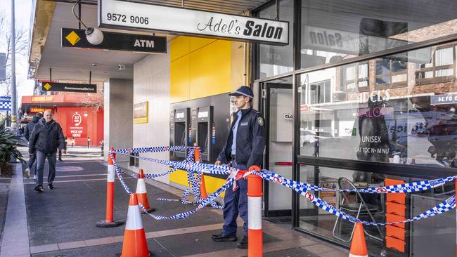 A man has been charged after allegedly assaulting two barbers moments after an attempted gangland hit in their Marrickville salon last Friday Picture: NCA NewsWIRE, Monique Harmer