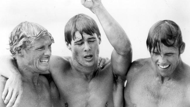 William Katt, Jan Michael Vincent and Gary Busey in Big Wednesday.