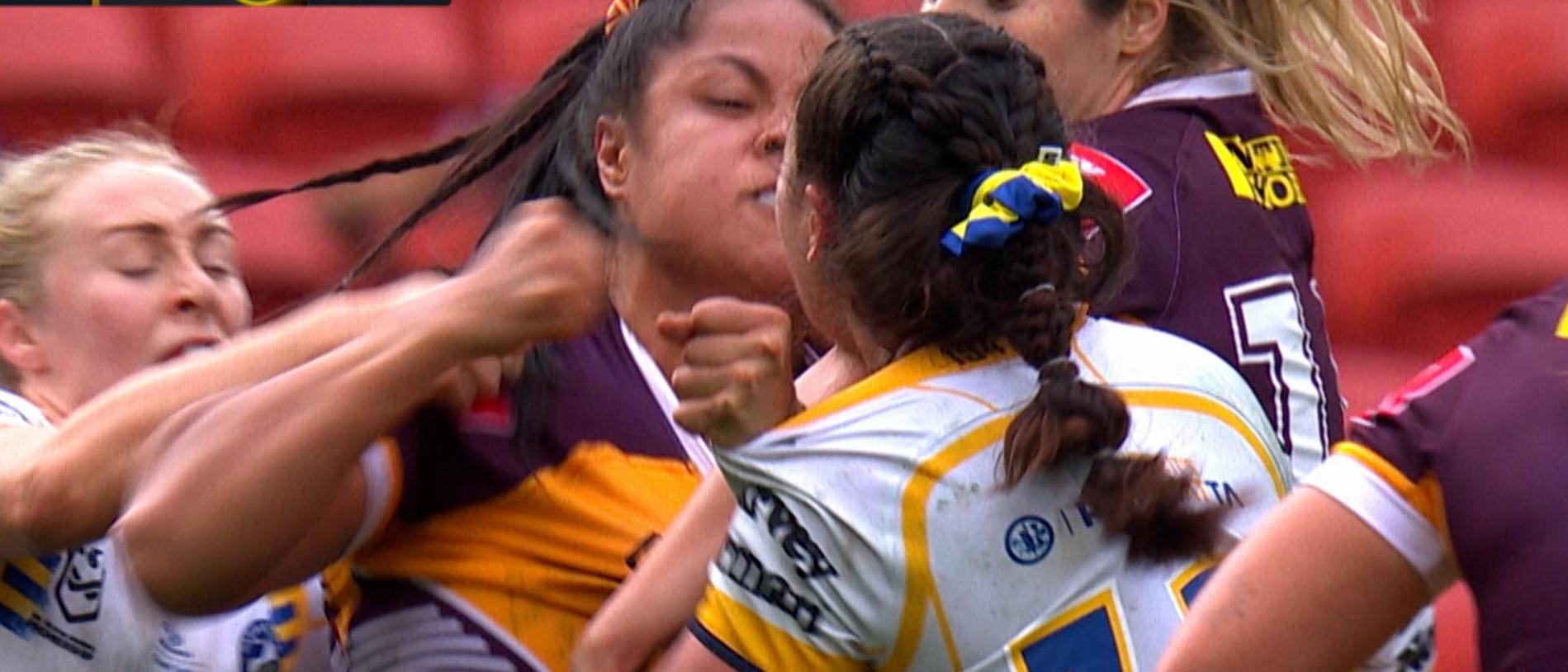 Nu’uausala threw a punch while another Broncos player pulled Cherrington’s hair, with both players finishing the game in the sin bin, with the match review committee to look at the incident more closely.