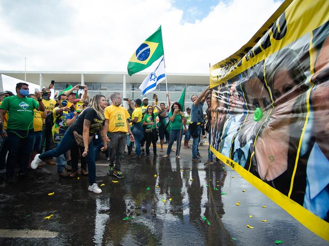 Tensions are high in Brazil as coronavirus cases spread. Picture: Getty Images