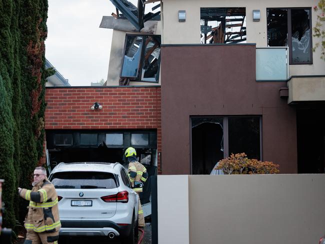 The family were left to flee for their lives. Picture: NewsWire