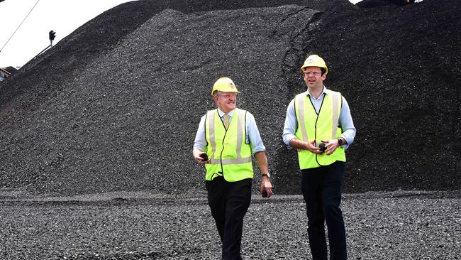 QRC CEO Ian Macfarlane and Resources Minister Matt Canavan expect coal to help deliver more jobs to struggling parts of Queensland.