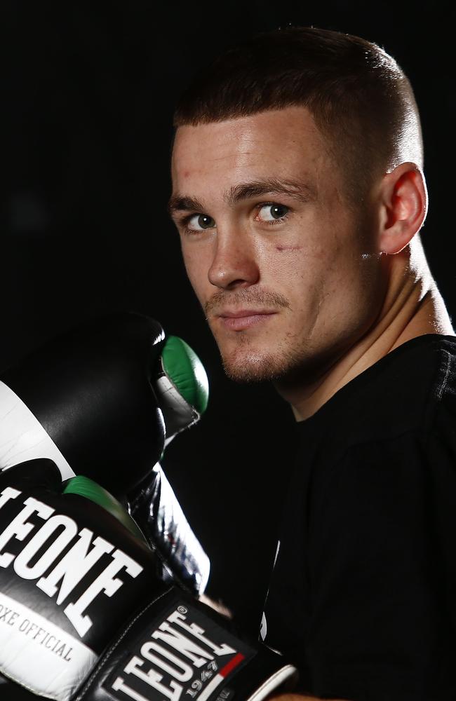 Cruz Briggs trains at the 8Limbs gym in Bondi Junction. Picture: John Appleyard