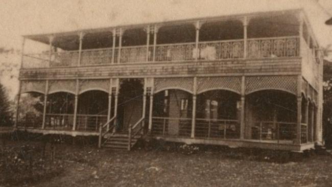 Mon Repos Homestead, 1884. A coastal retreat built by Augustus Barton, named Mon Repos (My Rest) as a getaway for his family. Source: Unknown