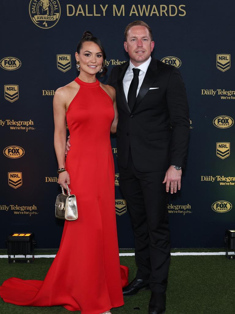 Laura and Mitch Aubusson. Picture: Mark Metcalfe/Getty Images