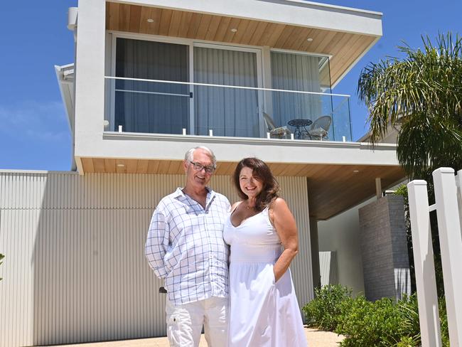 20/1/24. Somerton Park houses not only recorded more price growth than those in any other Adelaide beachside suburb but they also spent the least time on market in 2023. Sanda FitzGerald and her husband Chris purchased their property in the suburb last April. Picture: Keryn Stevens